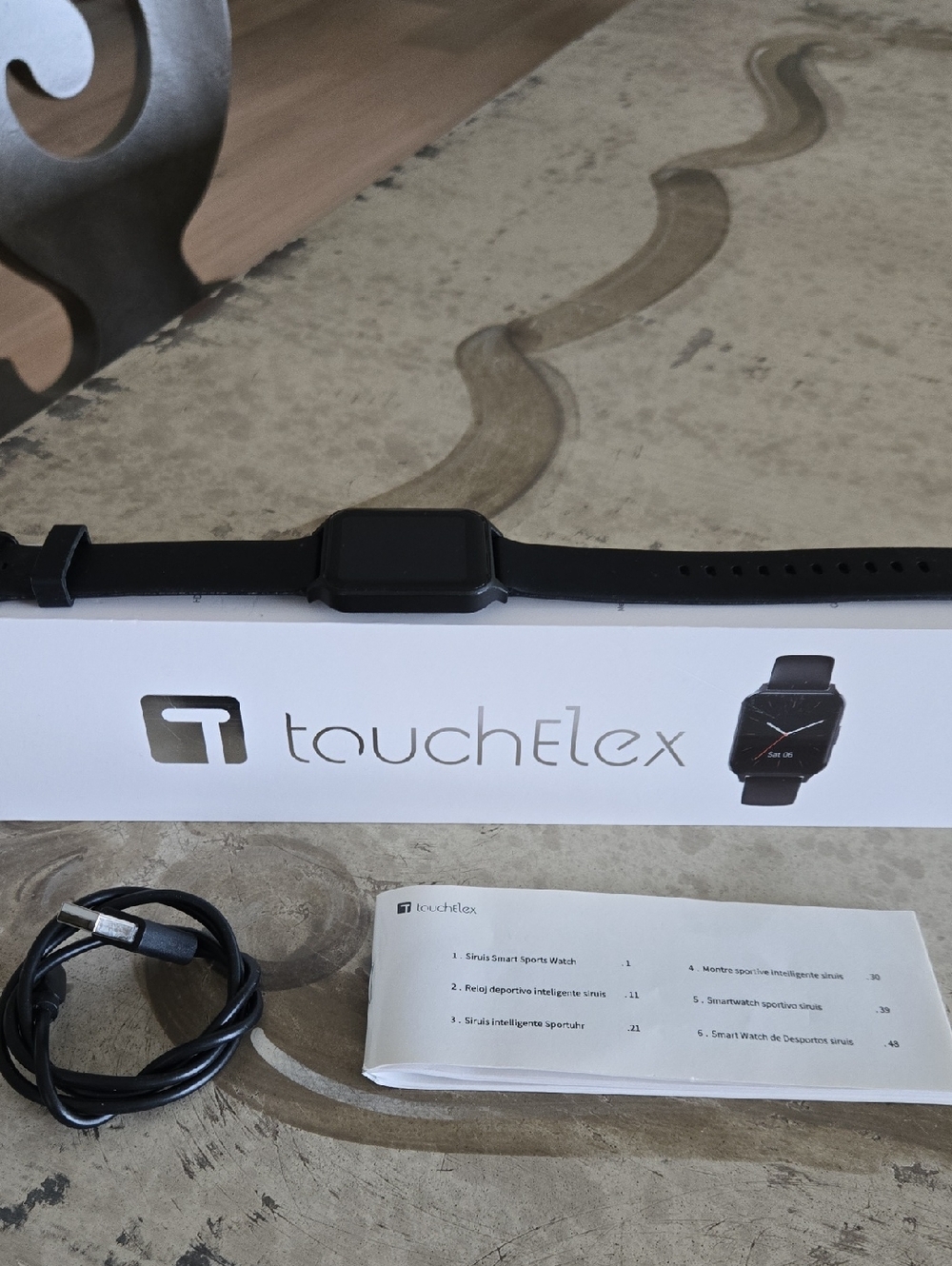TouchElex Smartwatch with Silicone Strap